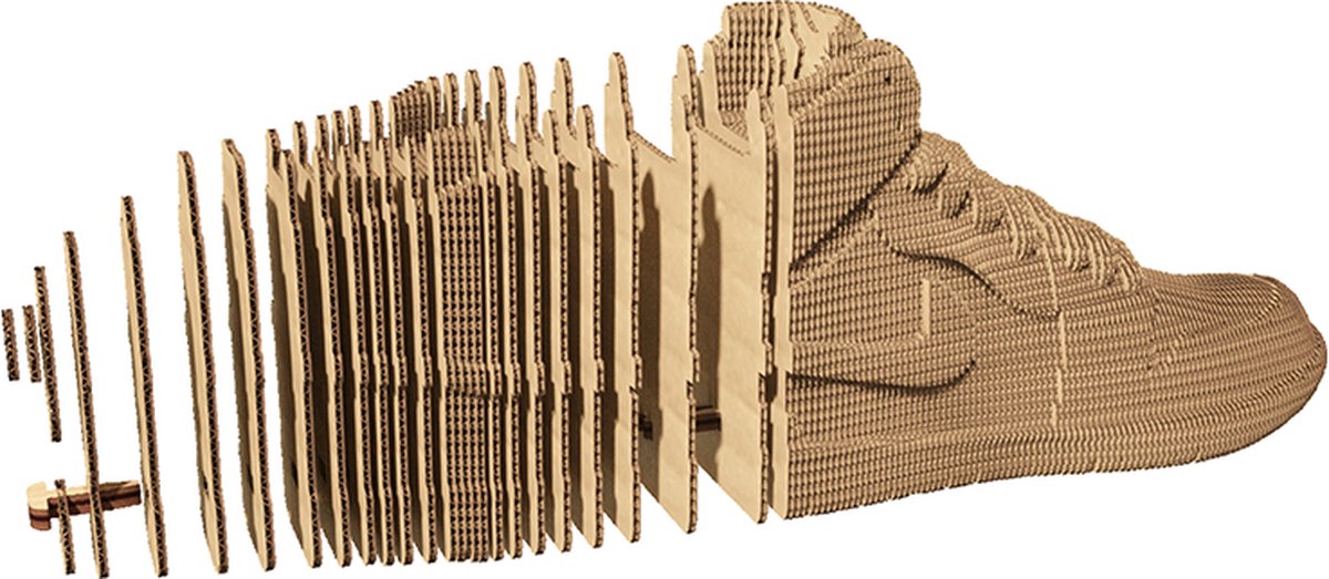 3D Cardboard Puzzle: Sneaker