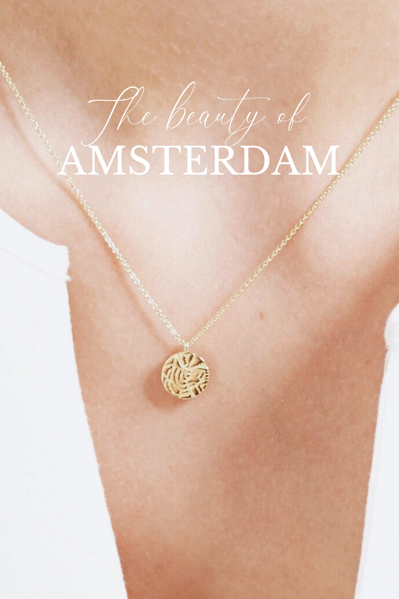 Amsterdam City Necklace Gold Plated
