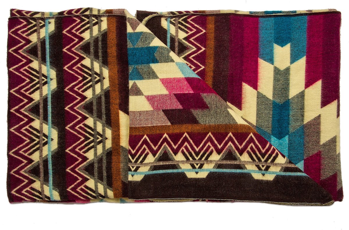 Alpaca Native Blanket Antisana Purple