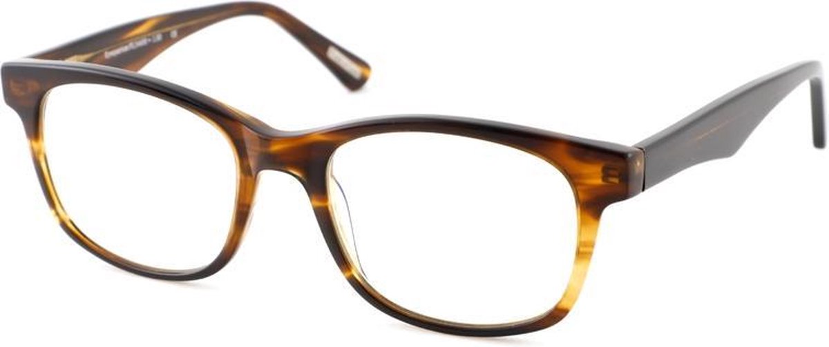 Frank and Lucie Reading Glasses Eyequarium Amber Brown