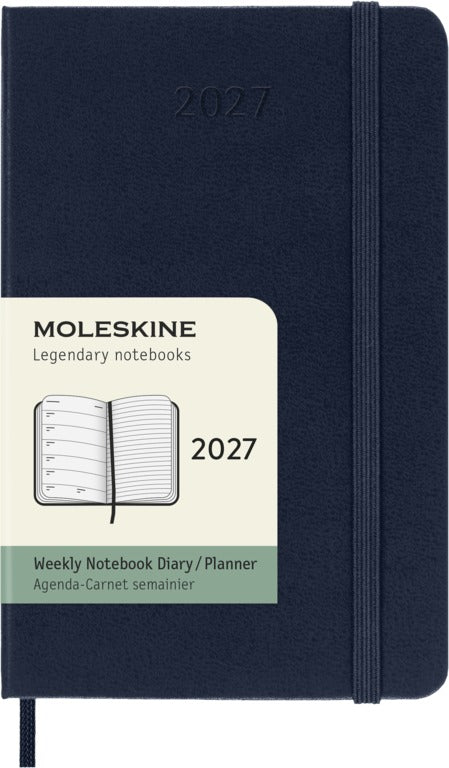 Moleskine 2027 Diary Hardcover Pocket Week + Notes