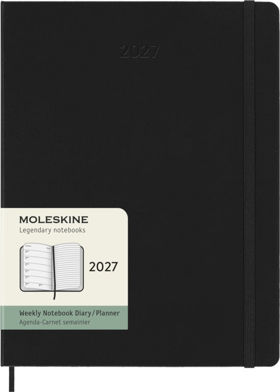 Moleskine 2027 Planer Hardcover X-Large Weekly + Notes