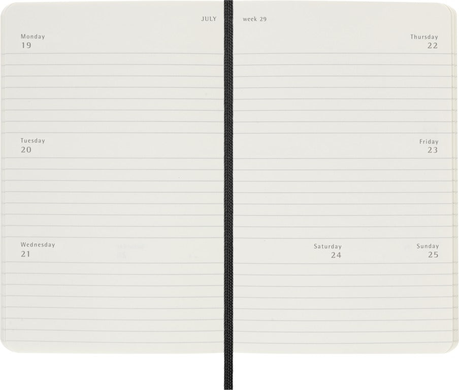 Moleskine 2027 Agenda Softcover Pocket Week