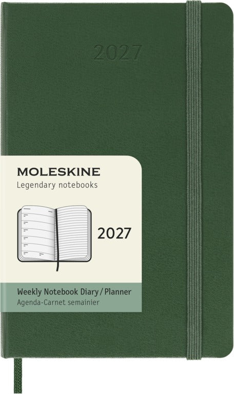 Moleskine 2027 Agenda Softcover Pocket Week + Notes