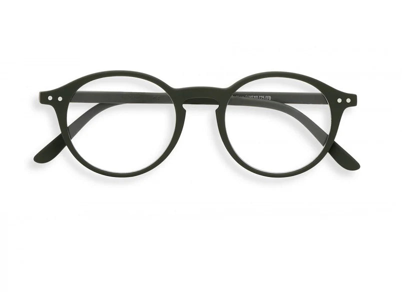 Izipizi #D khaki groene leesbril