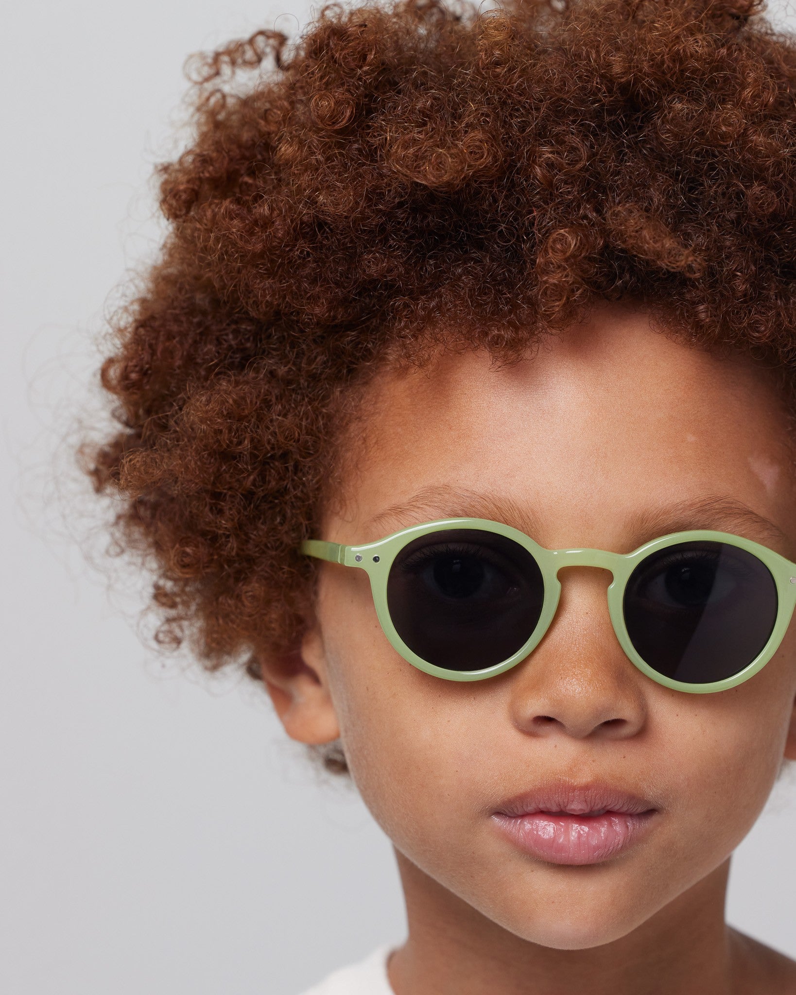 IZIPIZI #D KIds 5-10 jaar Zonnebril +0 Peergroen