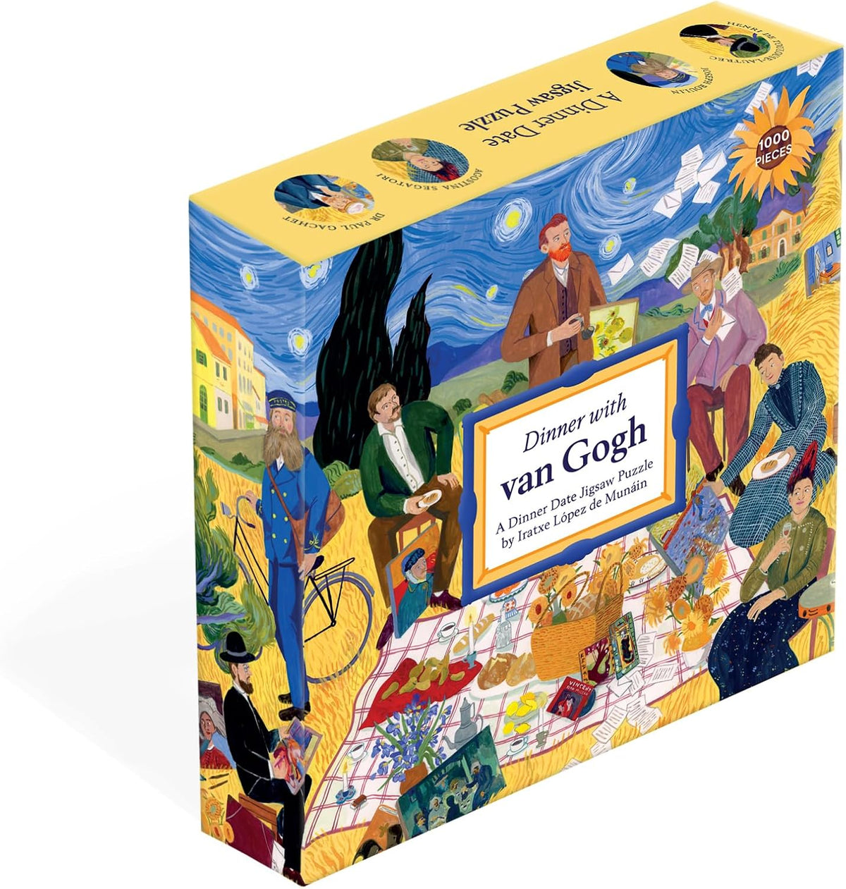 Puzzle Abendessen mit Van Gogh