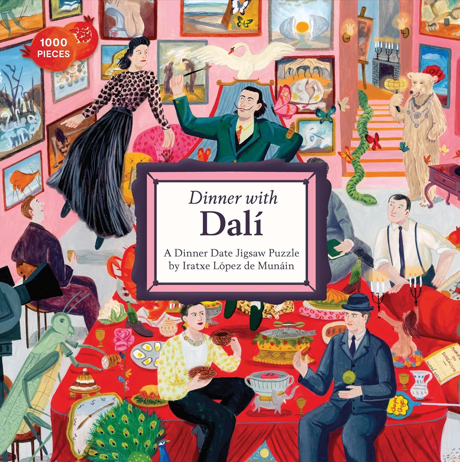 Puzzleabendessen mit Dali