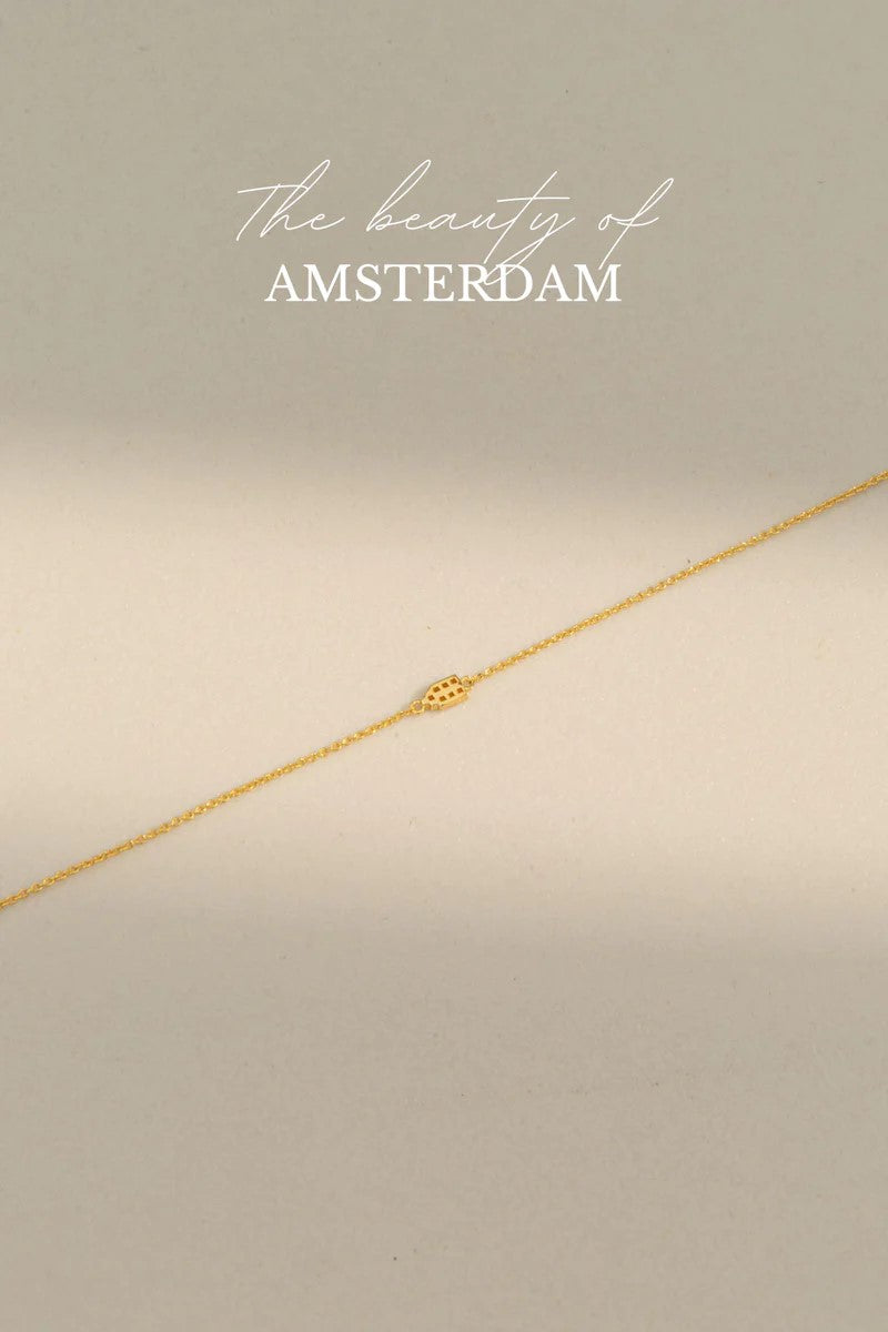 Amsterdam Jordaan Armband Verguld