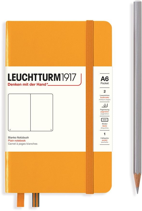 Leuchtturm Notitieboek Pocket (A6) Hardcover Blanco