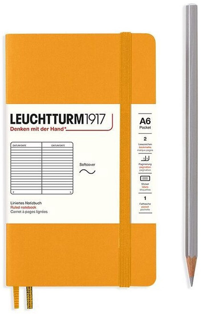 Leuchtturm gelinieerd notitieboekje (A6) softcover