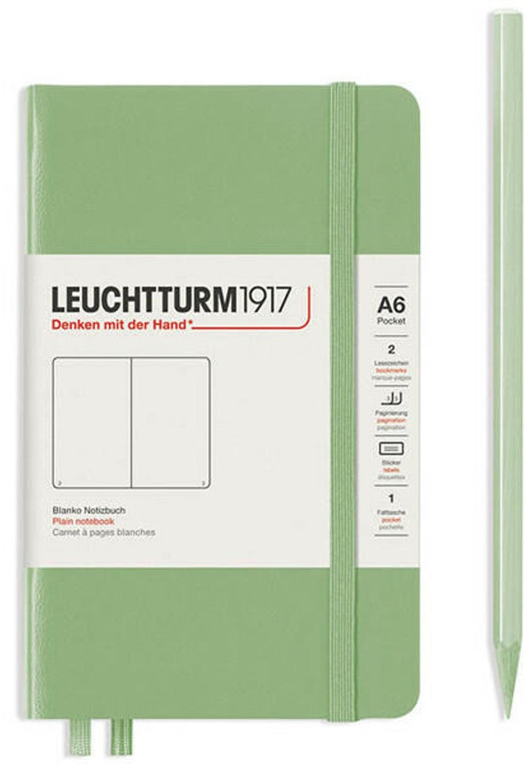 Leuchtturm Notitieboek Pocket (A6) Hardcover Blanco