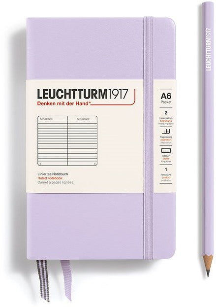 Leuchtturm Pocket Notebook (A6) Hardcover Line