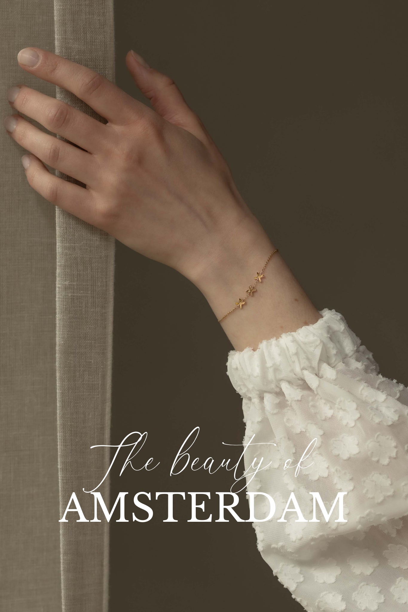 Amsterdam Metropolis Armband vergoldet
