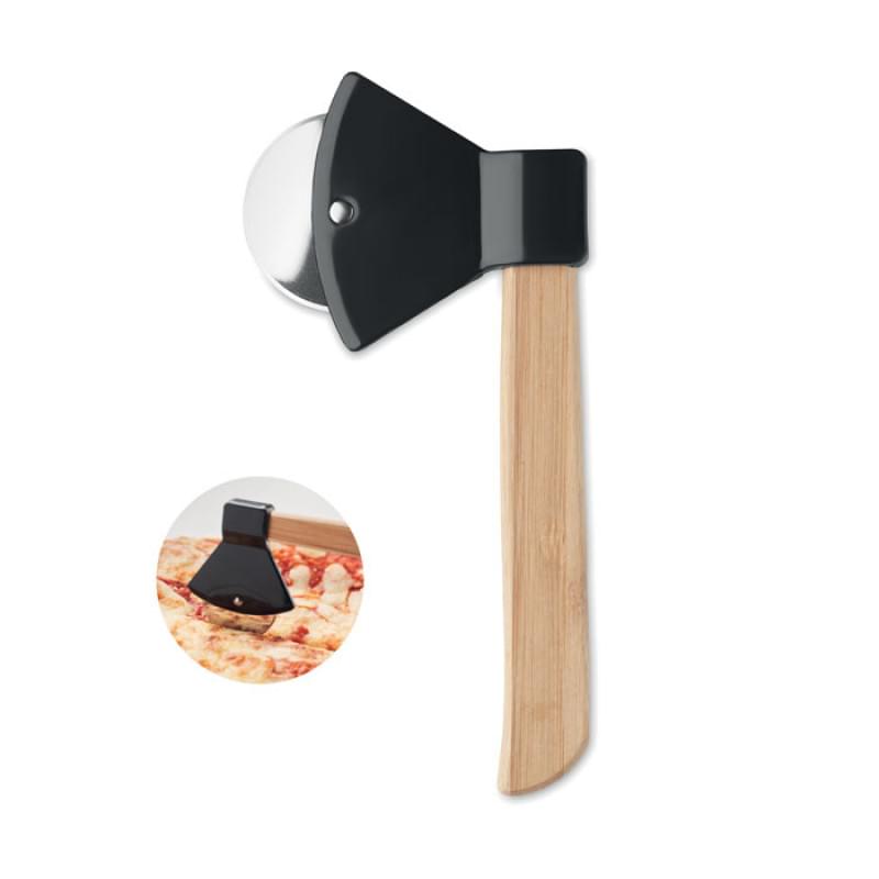 Pizza Axe Cutter Bamboo
