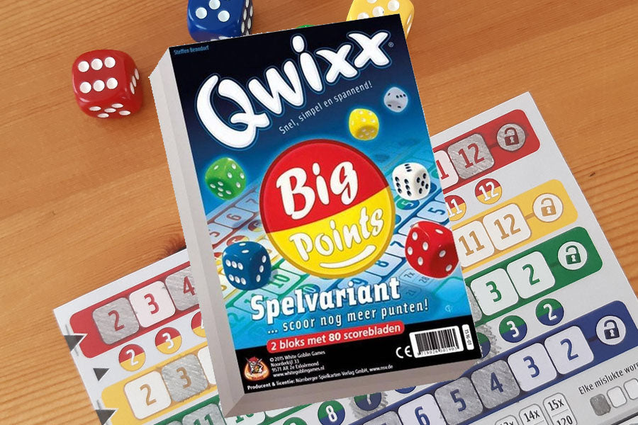 Qwixx Big Points Scorebloks