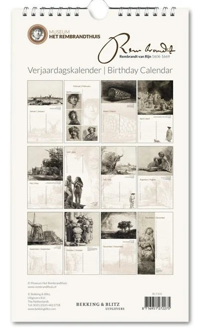 Verjaardagskalender Rembrandt van Rijn