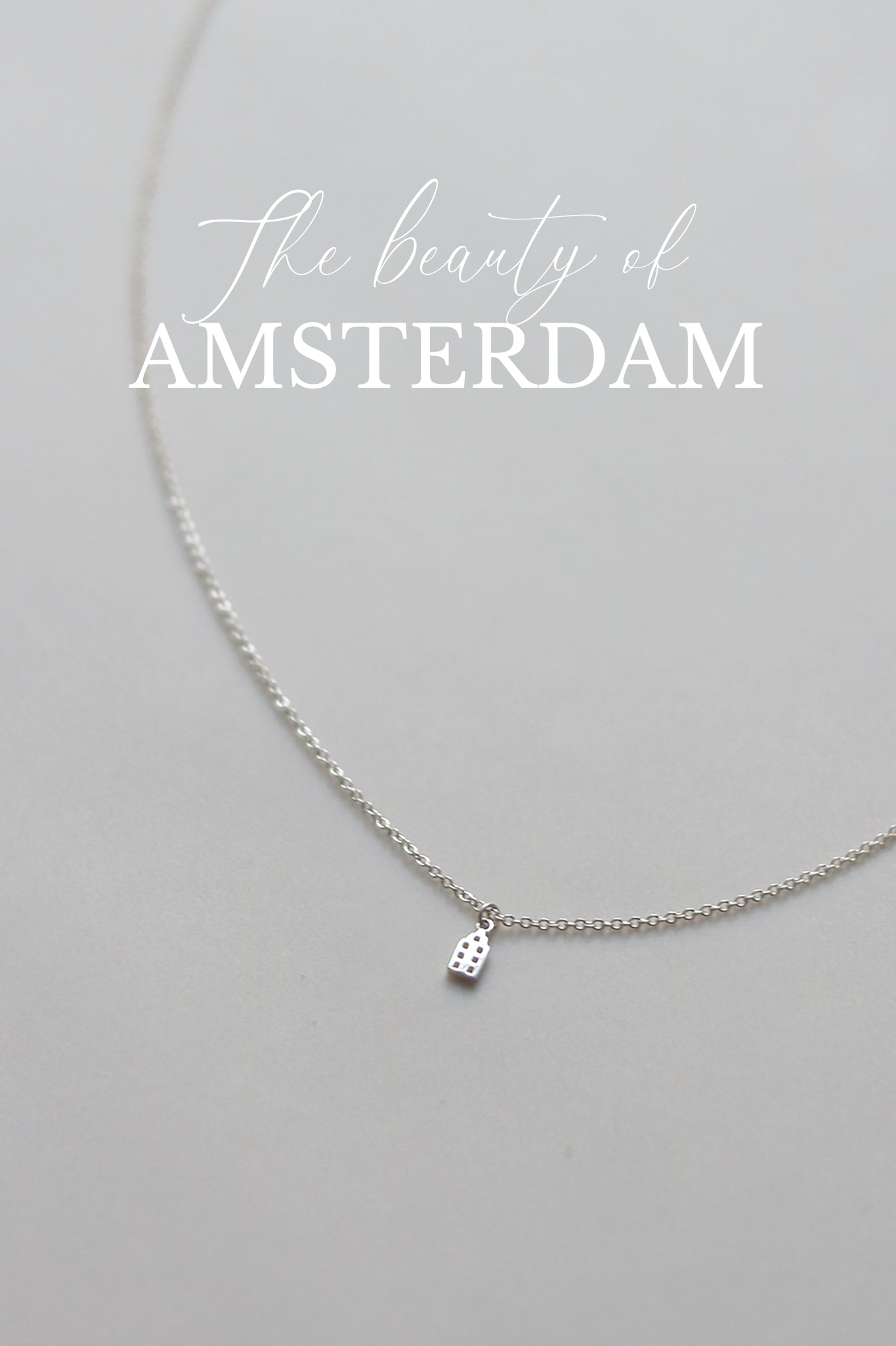 Amsterdam Jordaan Halskette Silber