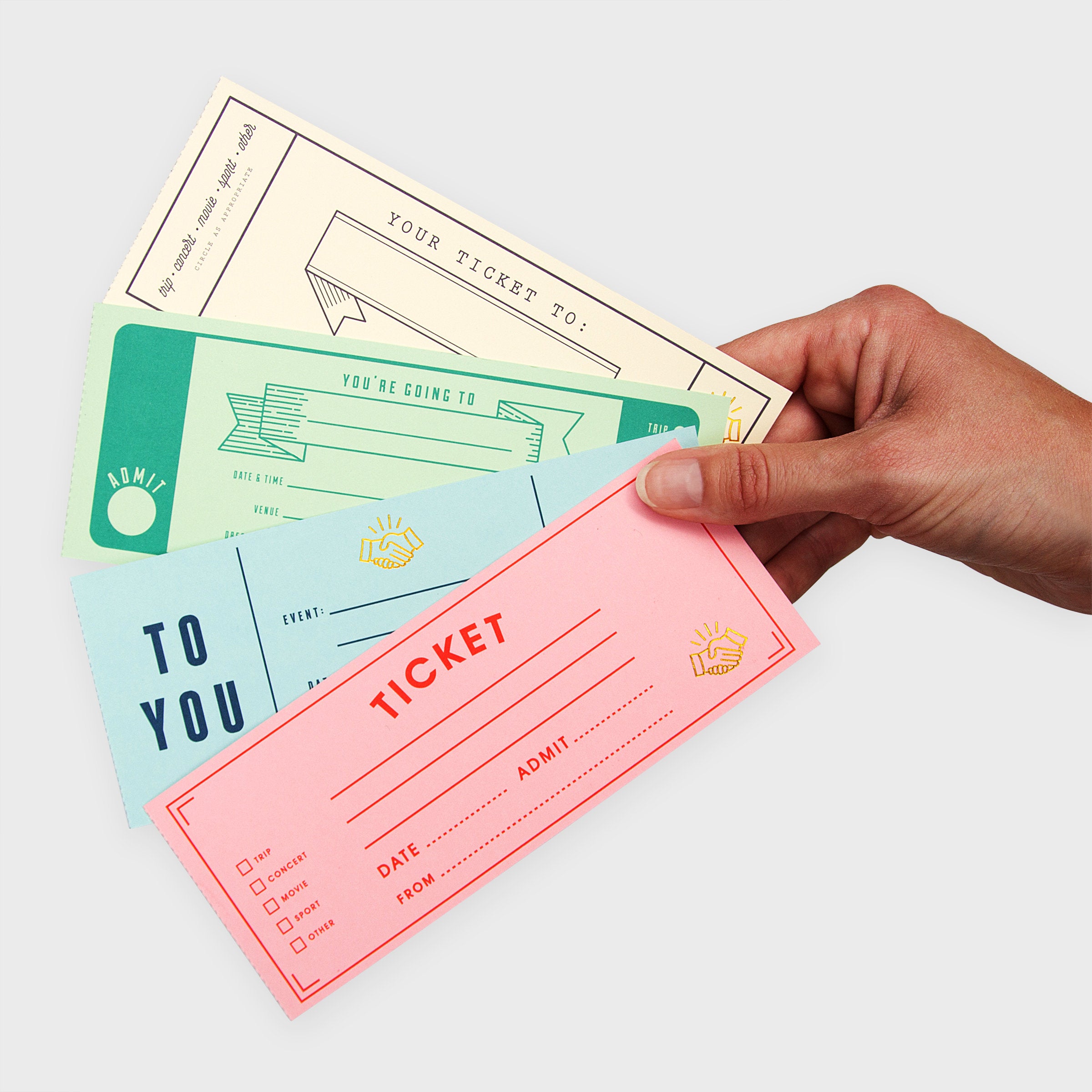 Book of Blank Gift Vouchers