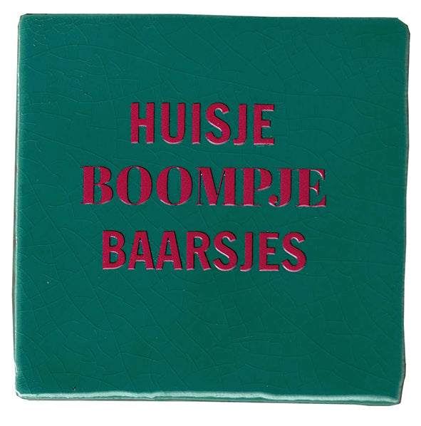 Tile Amsterdam Small Huisje Boompje Baarsjes Green