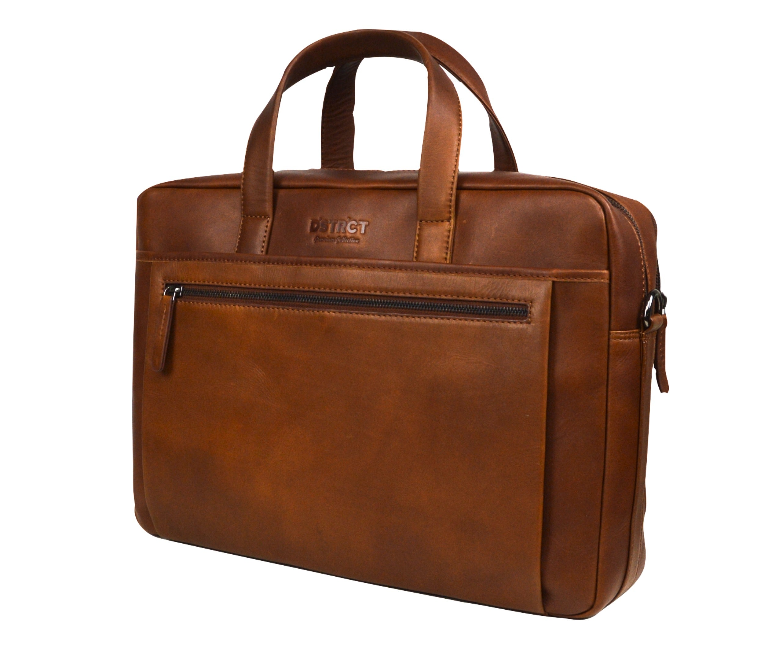 DSTRCT Laptop Leather Bag 17''