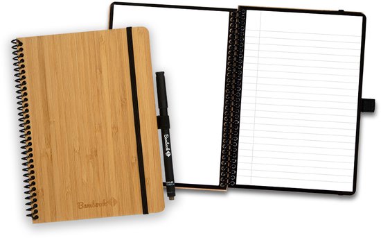 Bambook notitieboekje met harde kaft, A5 gelinieerd
