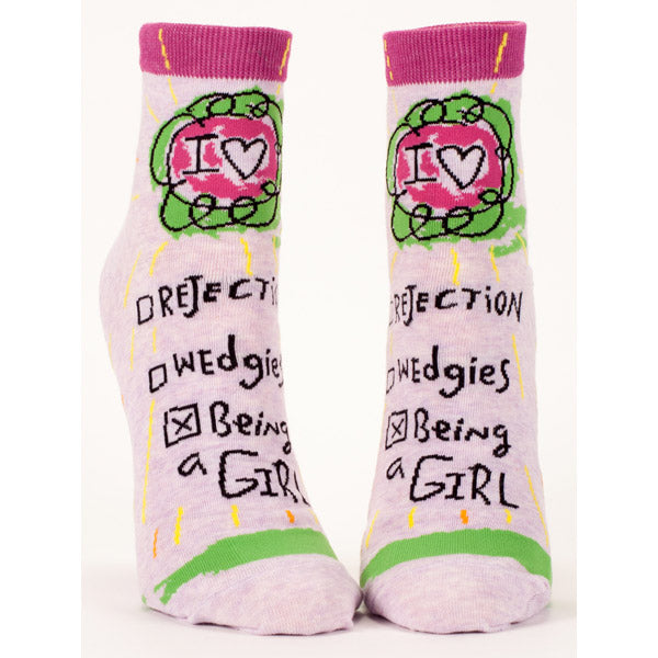 Socks Women Ankle: Being a girl