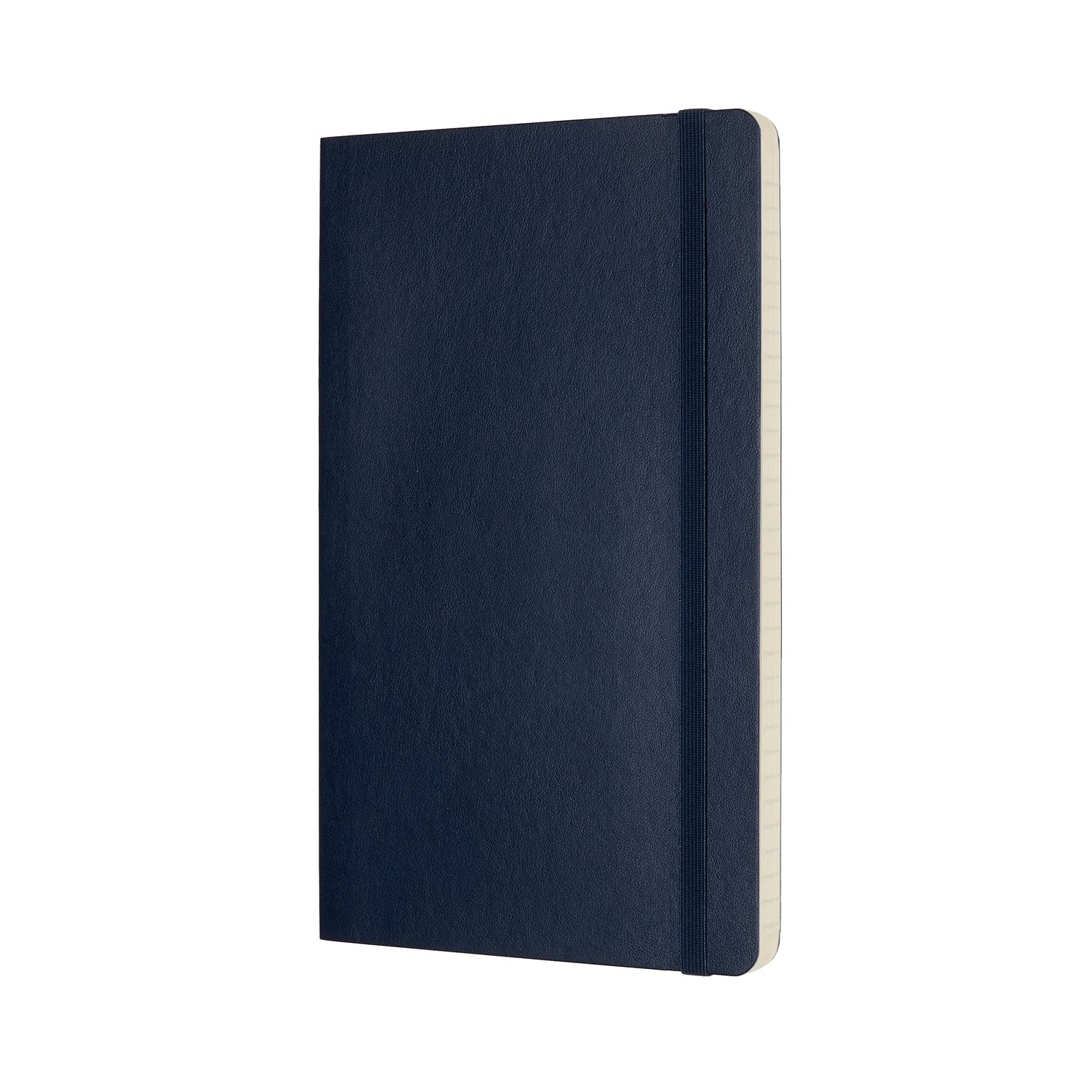 Moleskine notebook softcover large lined sapphire blue