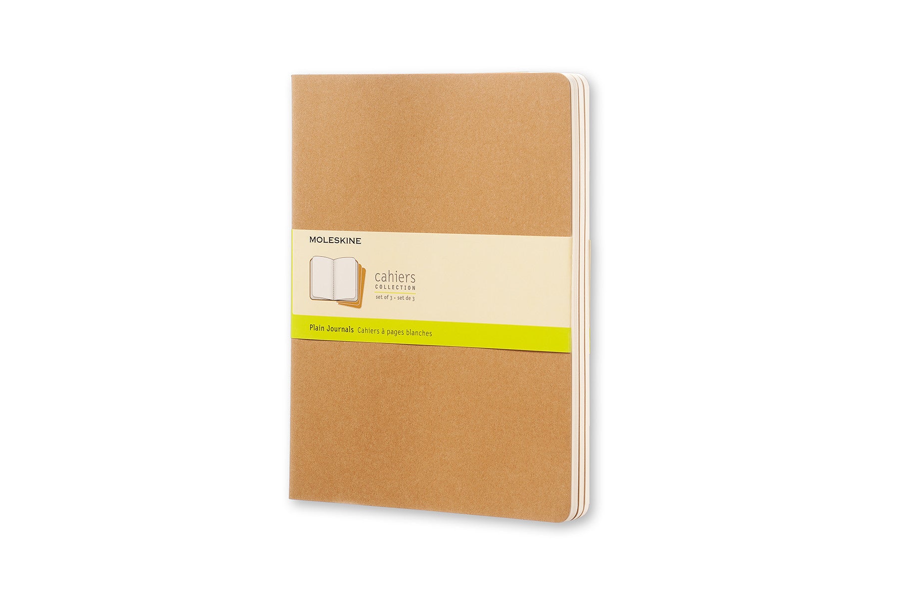Moleskine notebook cahier x-large plain