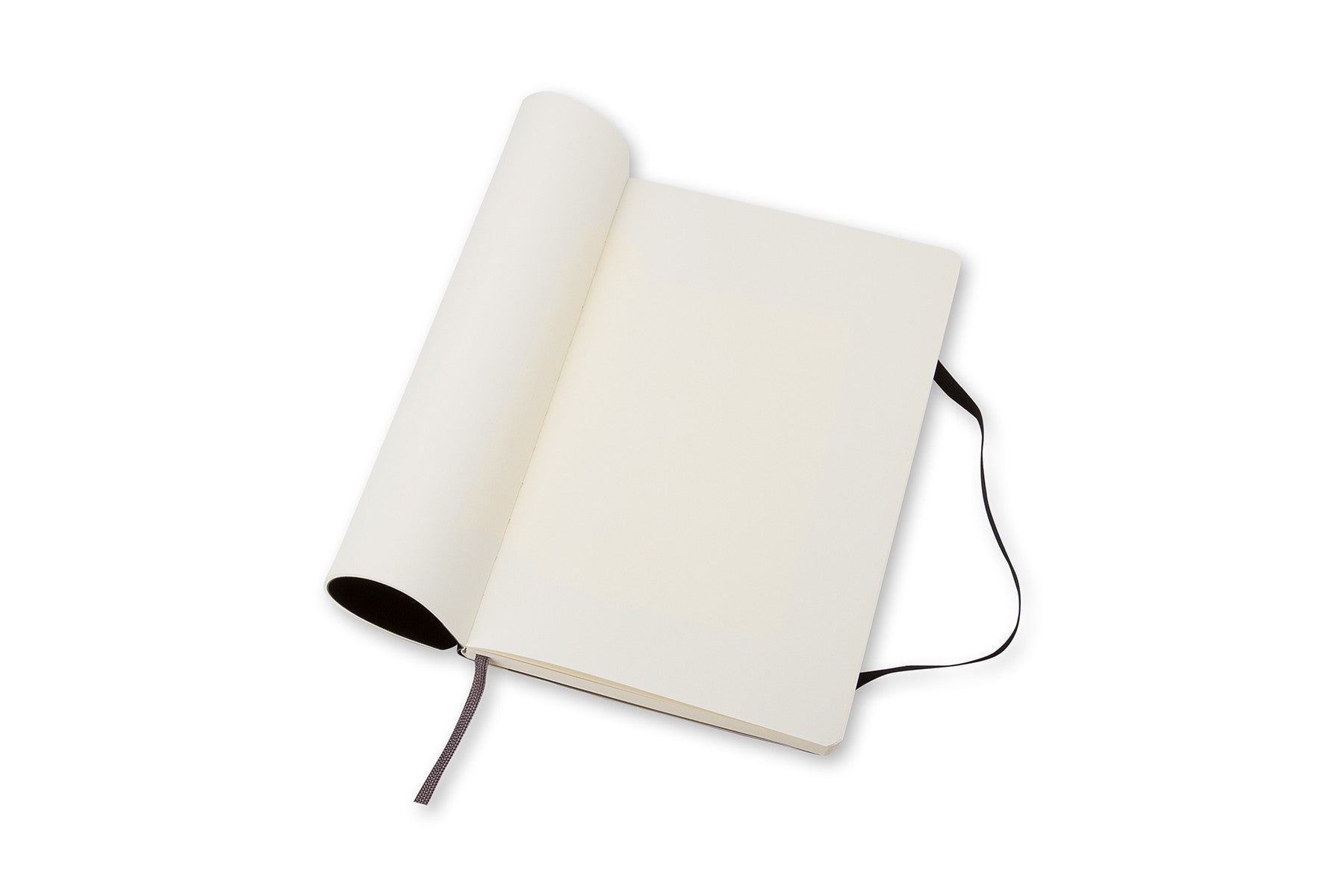 Moleskine notebook softcover large plain black