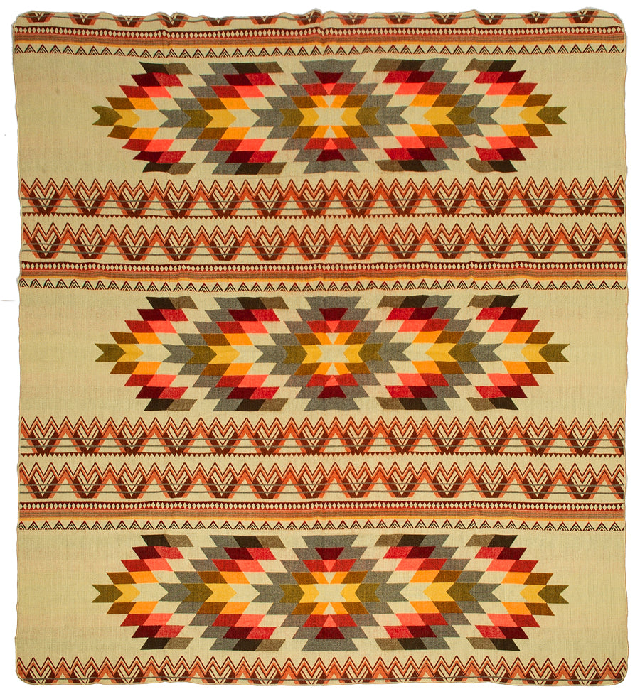 Alpaca Native Blanket Antisana Orange