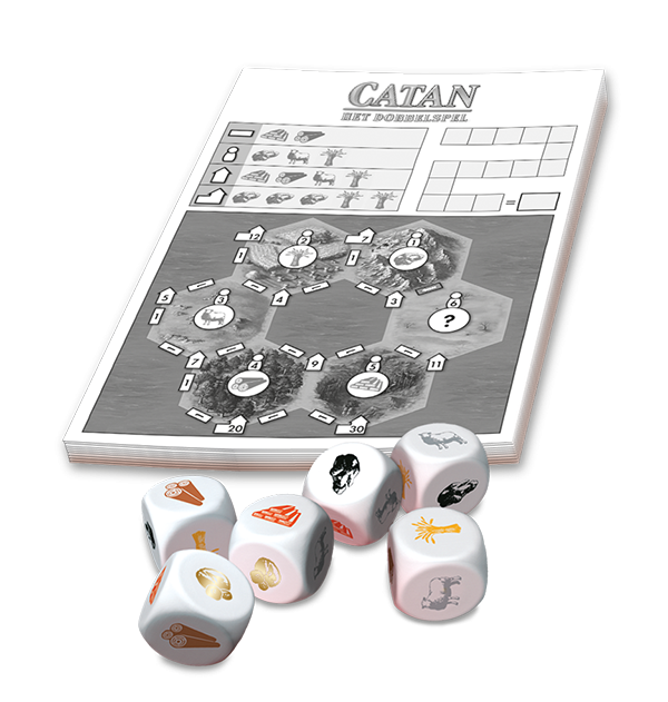 Kolonisten van Catan, het dobbelspel