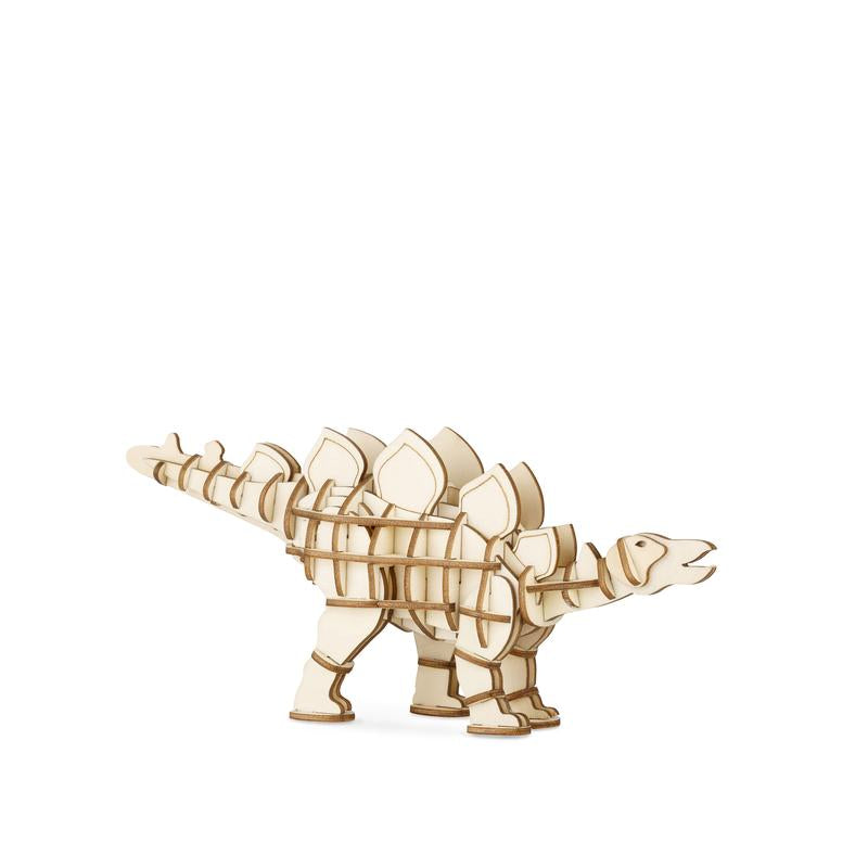 3D Wooden Puzzle: Stegosaurus