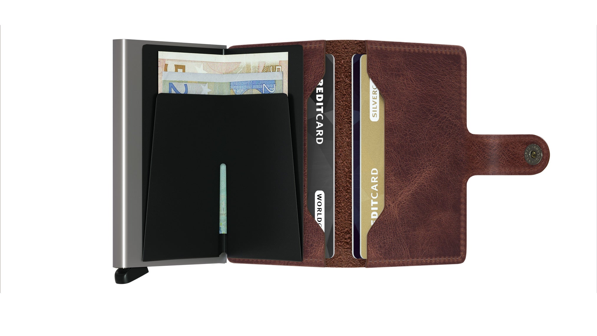 Secrid Miniwallet vintage brown