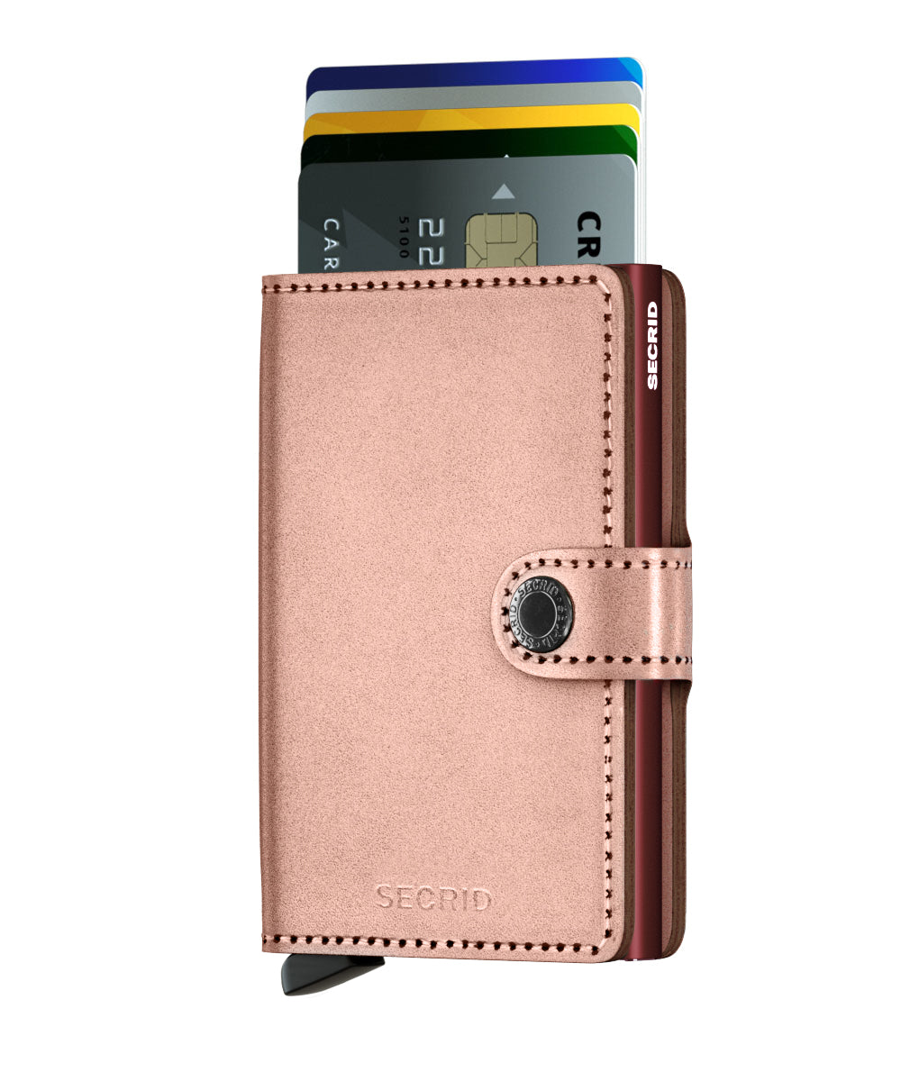 Secrid Miniwallet Metallic Rose