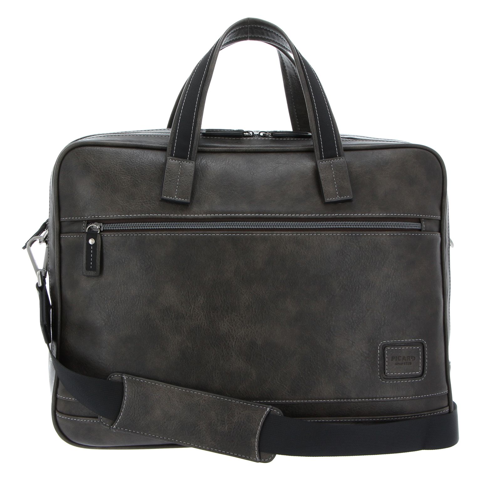 Picard Large 15-15.6 Laptop Bag Two-Zip Leather-free