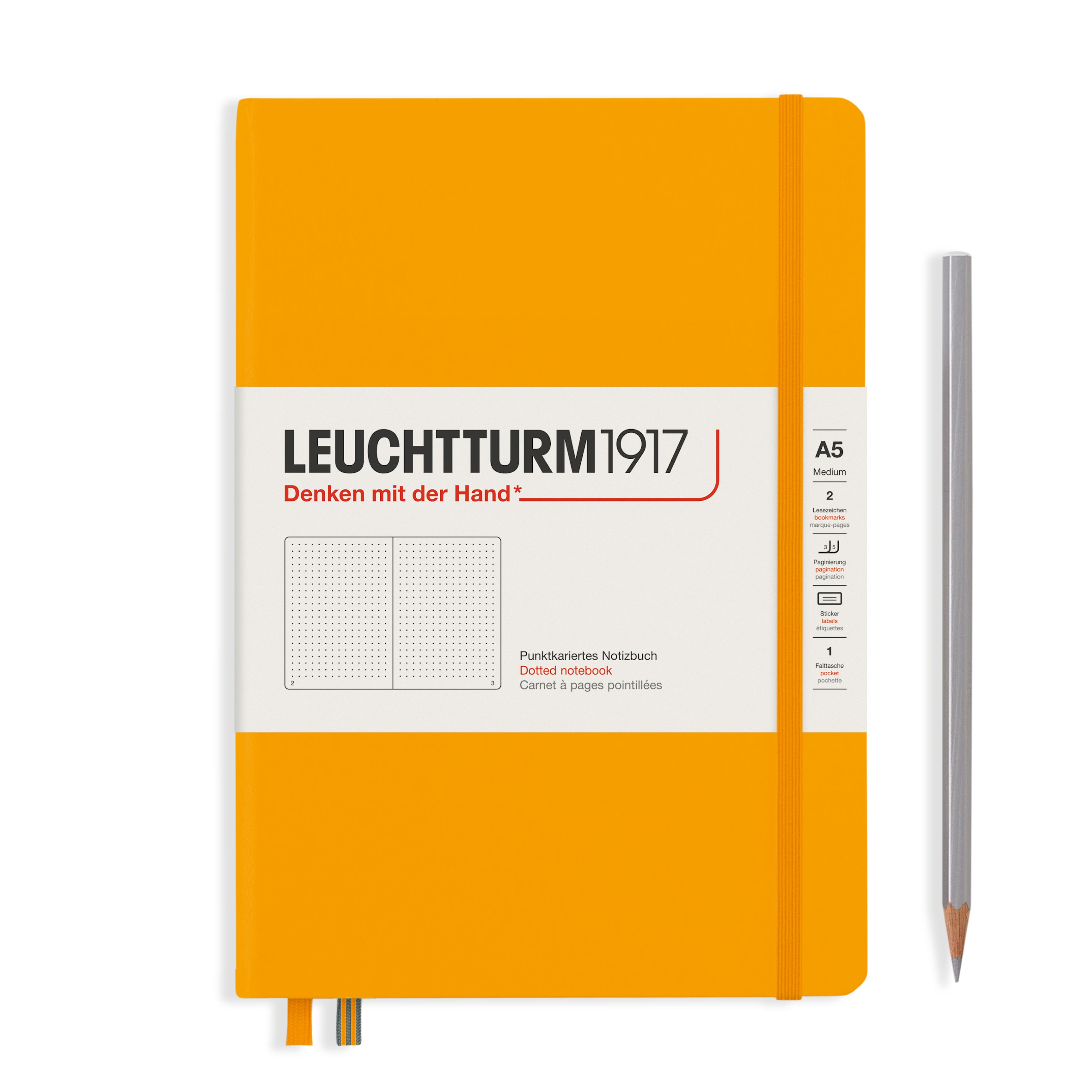 Leuchtturm medium gestippeld notitieboek (A5) hardcover