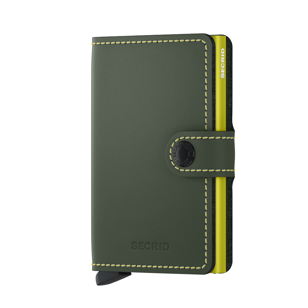 Secrid Miniwallet matte green & lime