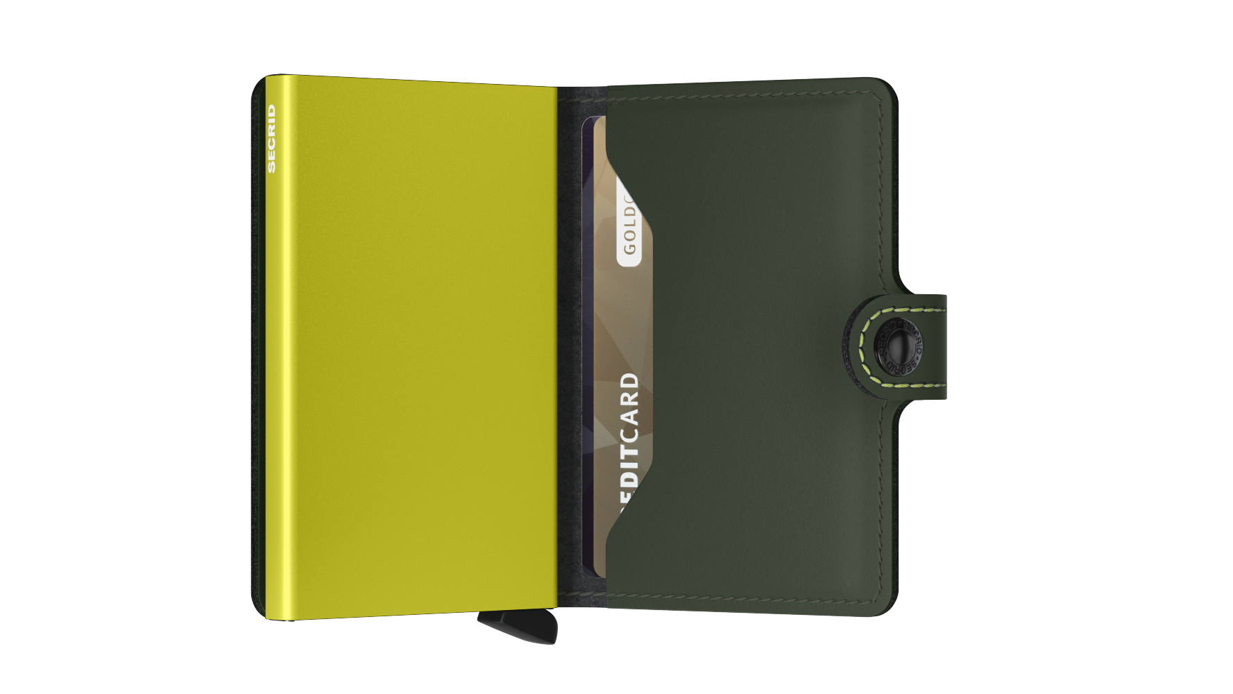 Secrid Miniwallet matt schwarz & rot