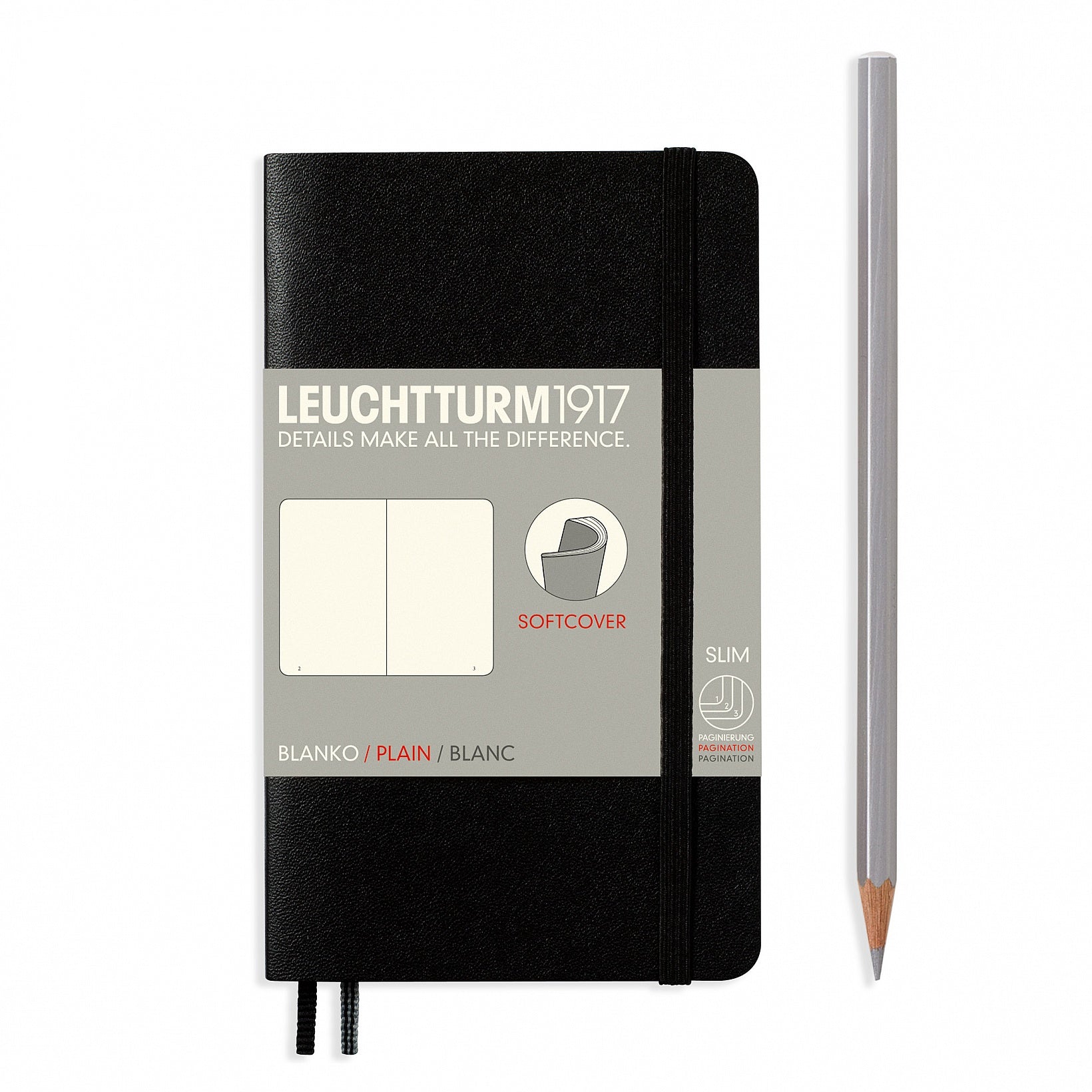 Leuchtturm pocket plain notebook (A6) softcover