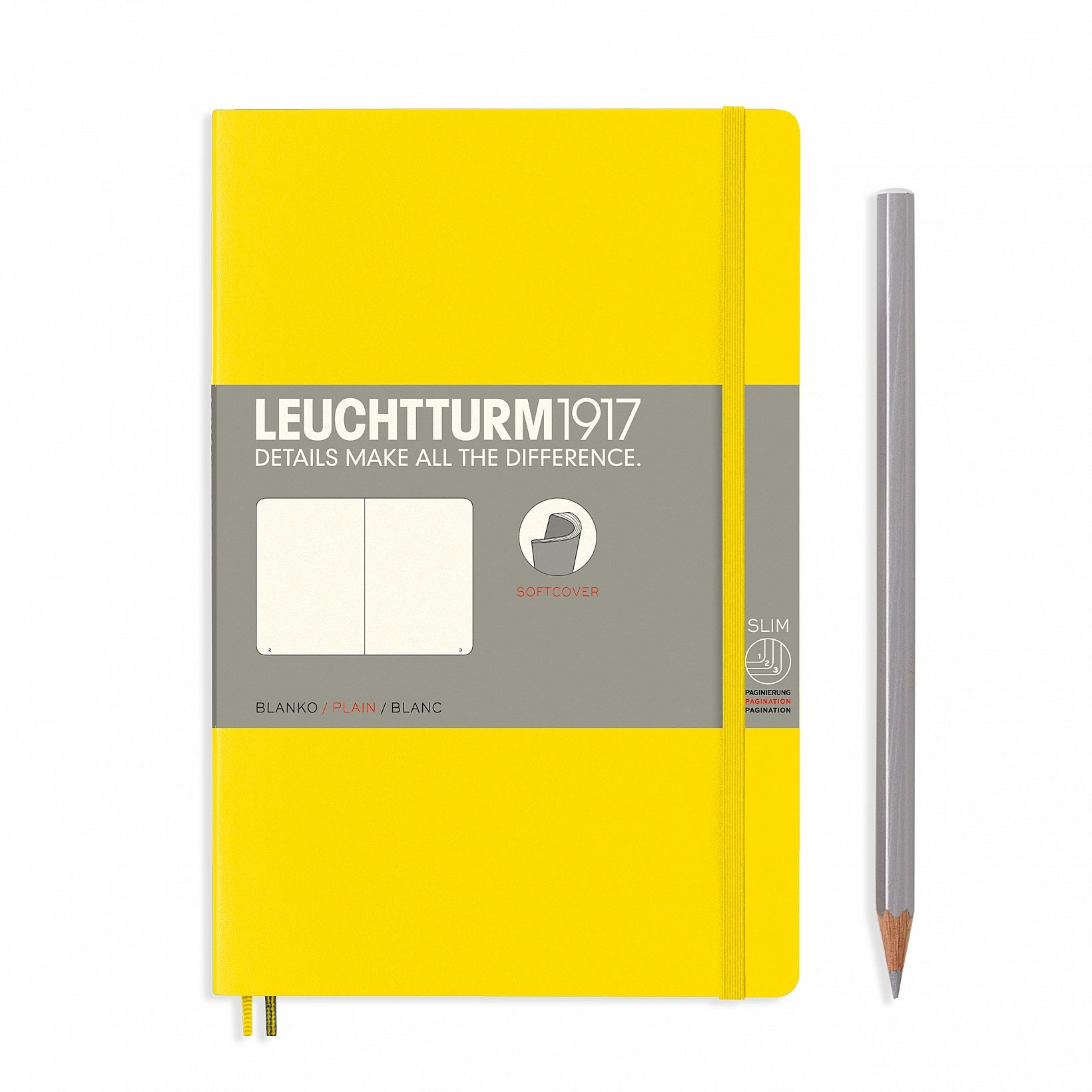 Leuchtturm paperback effen notitieboekje (B6+) softcover