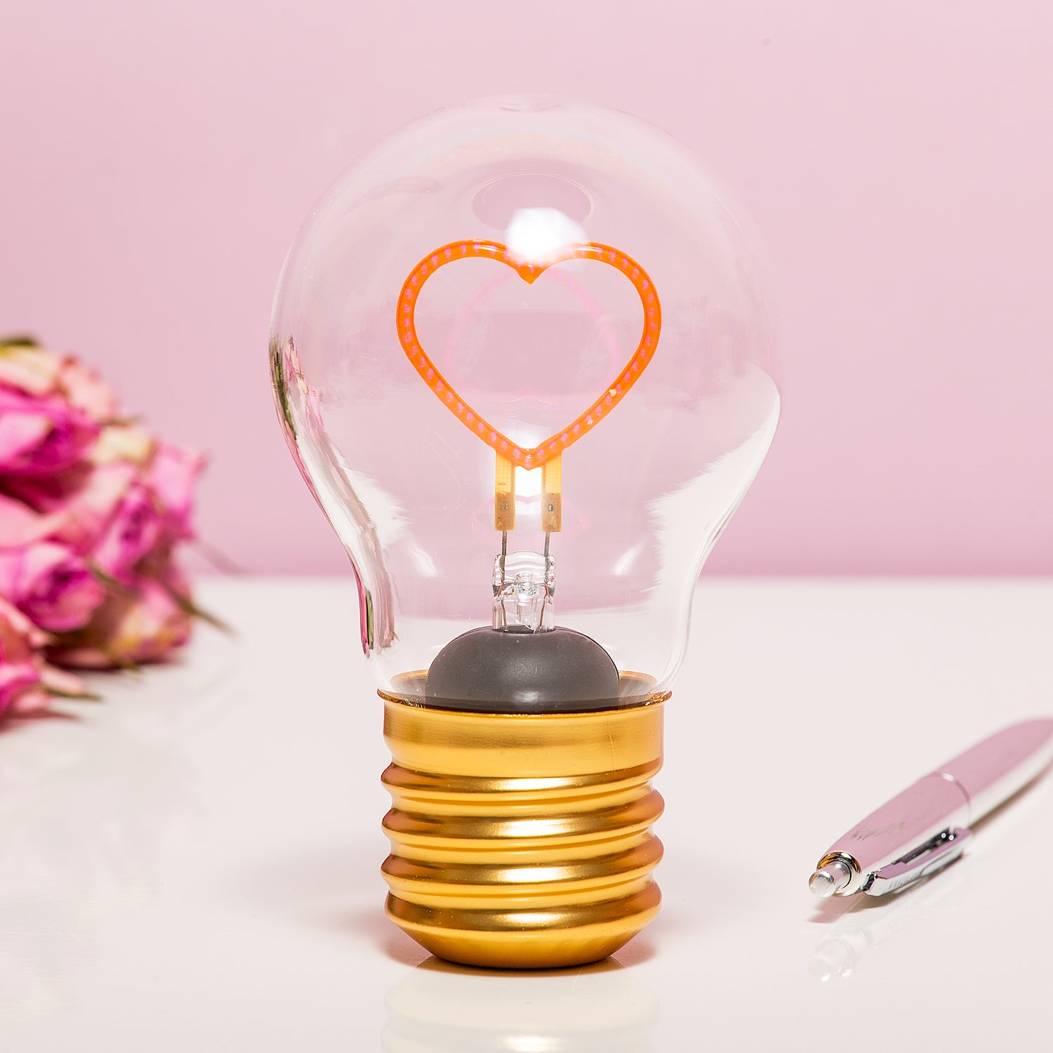 Heart Lightbulb Rechargeable