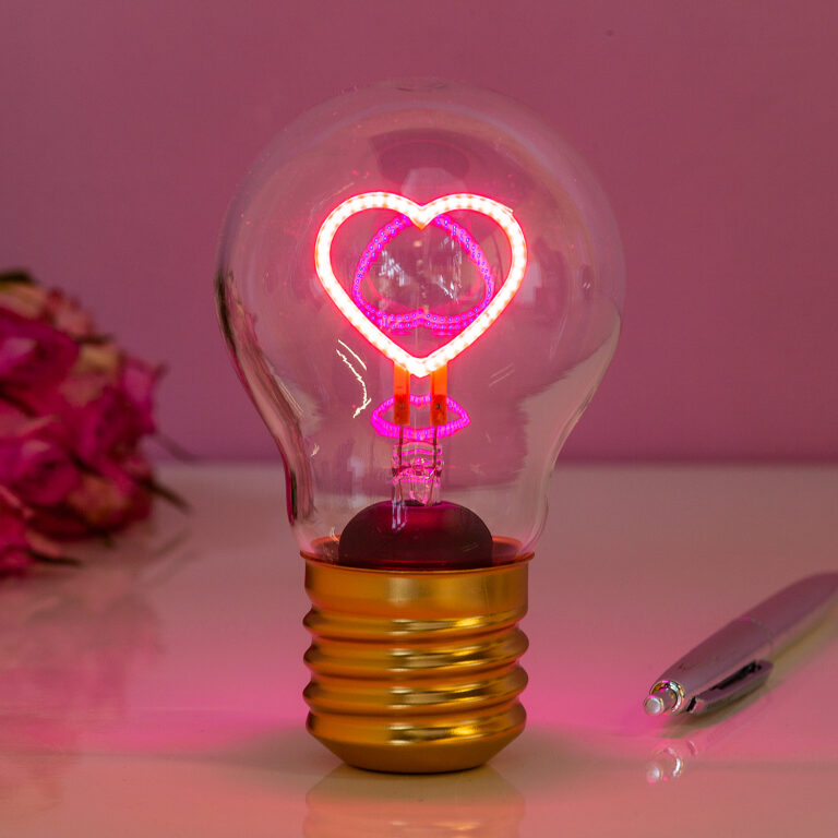 Heart Lightbulb Rechargeable