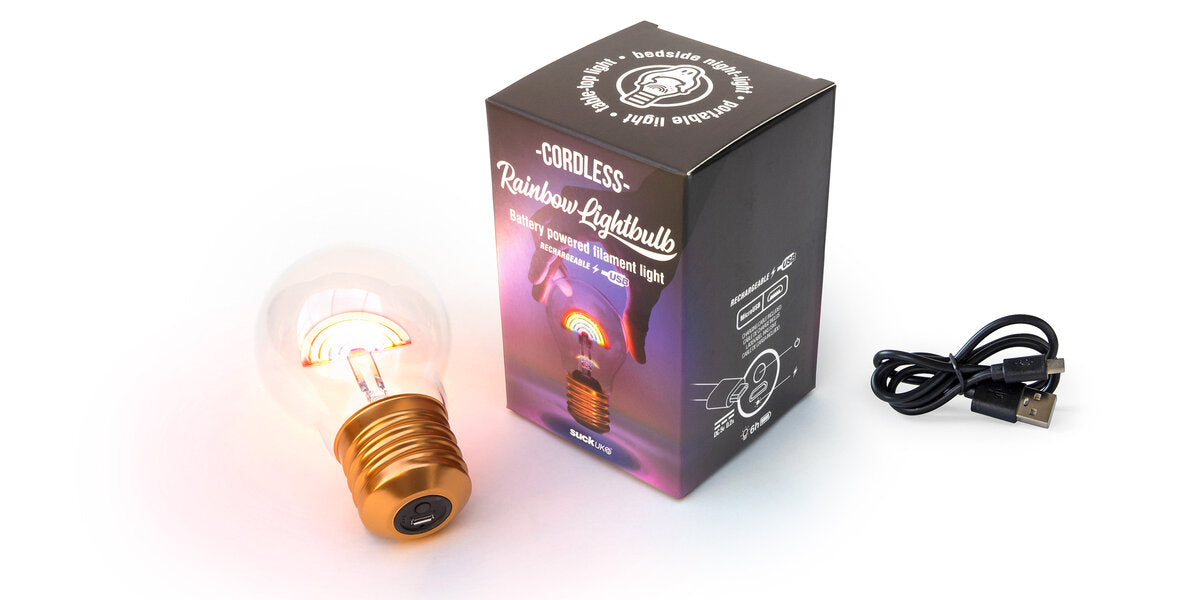 Rainbow Lightbulb Rechargeable