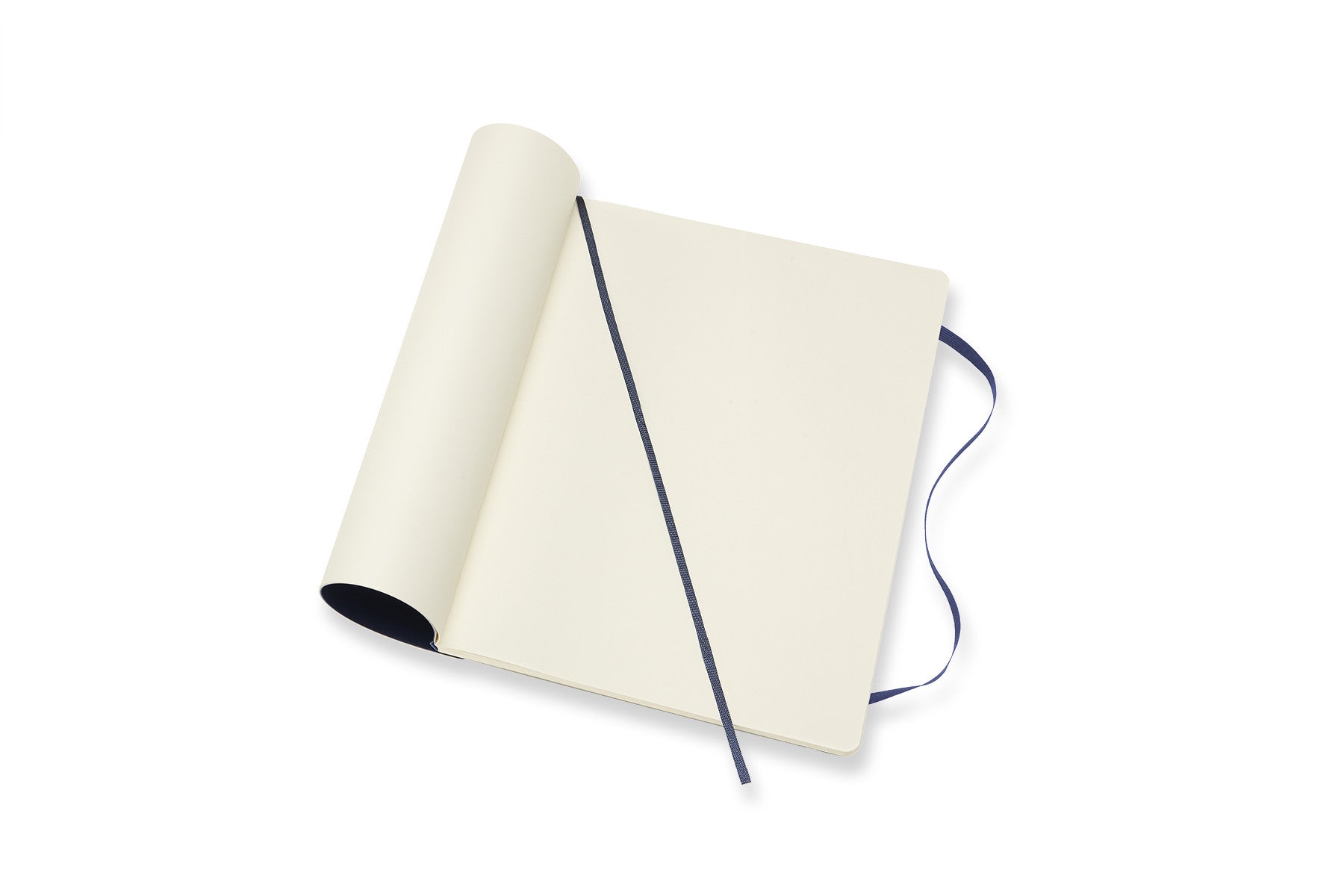 Moleskine notebook softcover x-large plain sapphire blue
