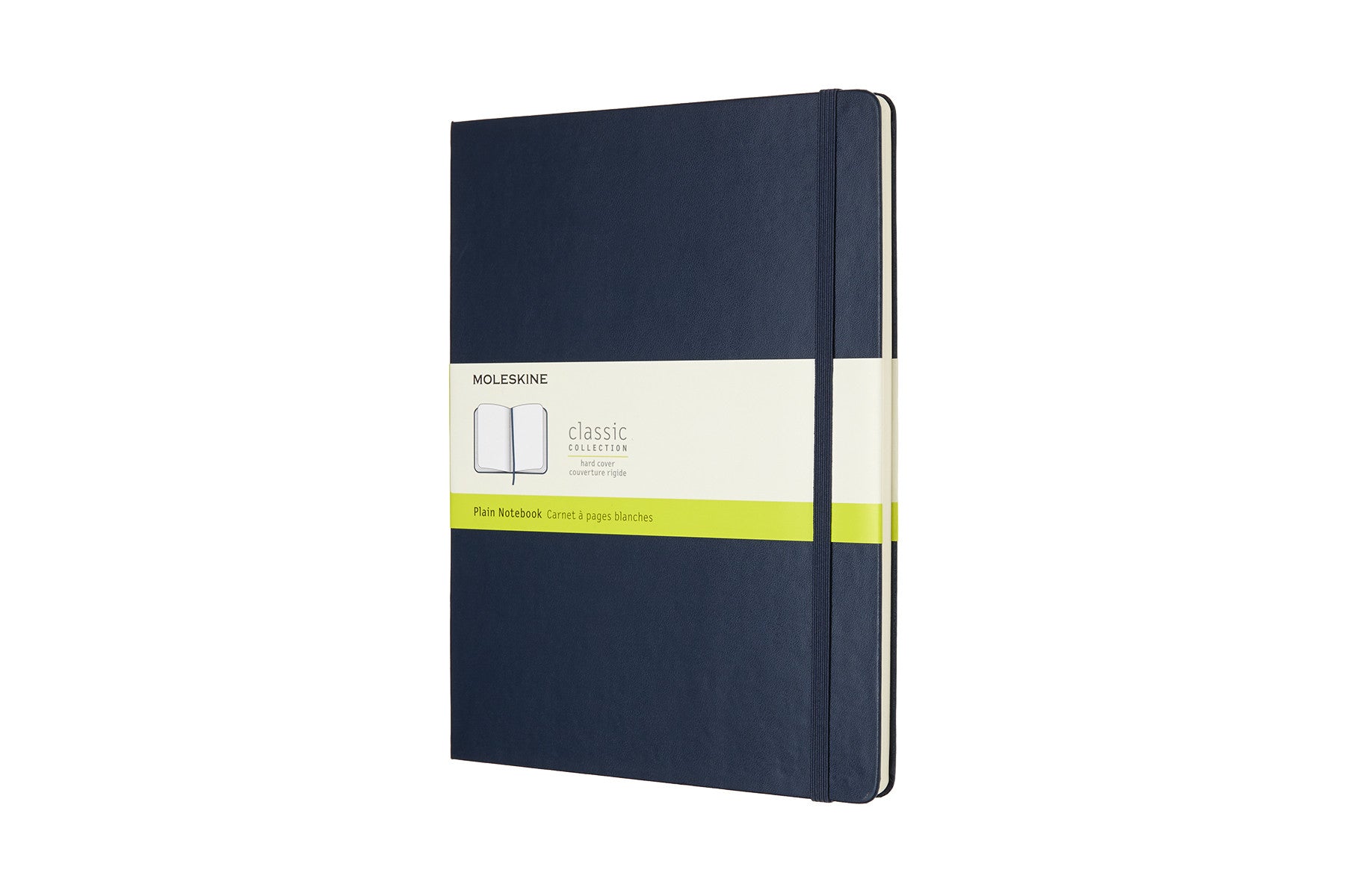 Moleskine notebook hardcover x-large effen saffierblauw