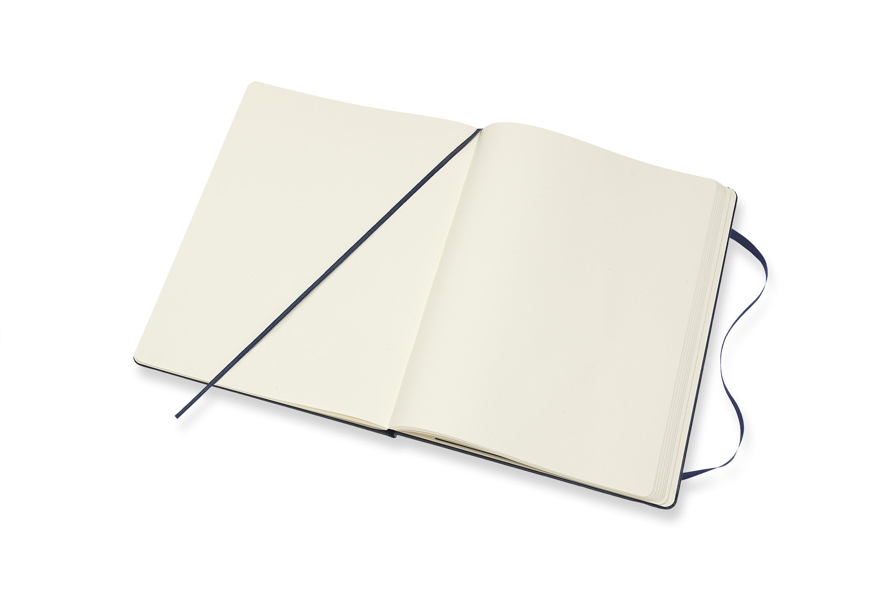 Moleskine notebook hardcover x-large plain sapphire blue