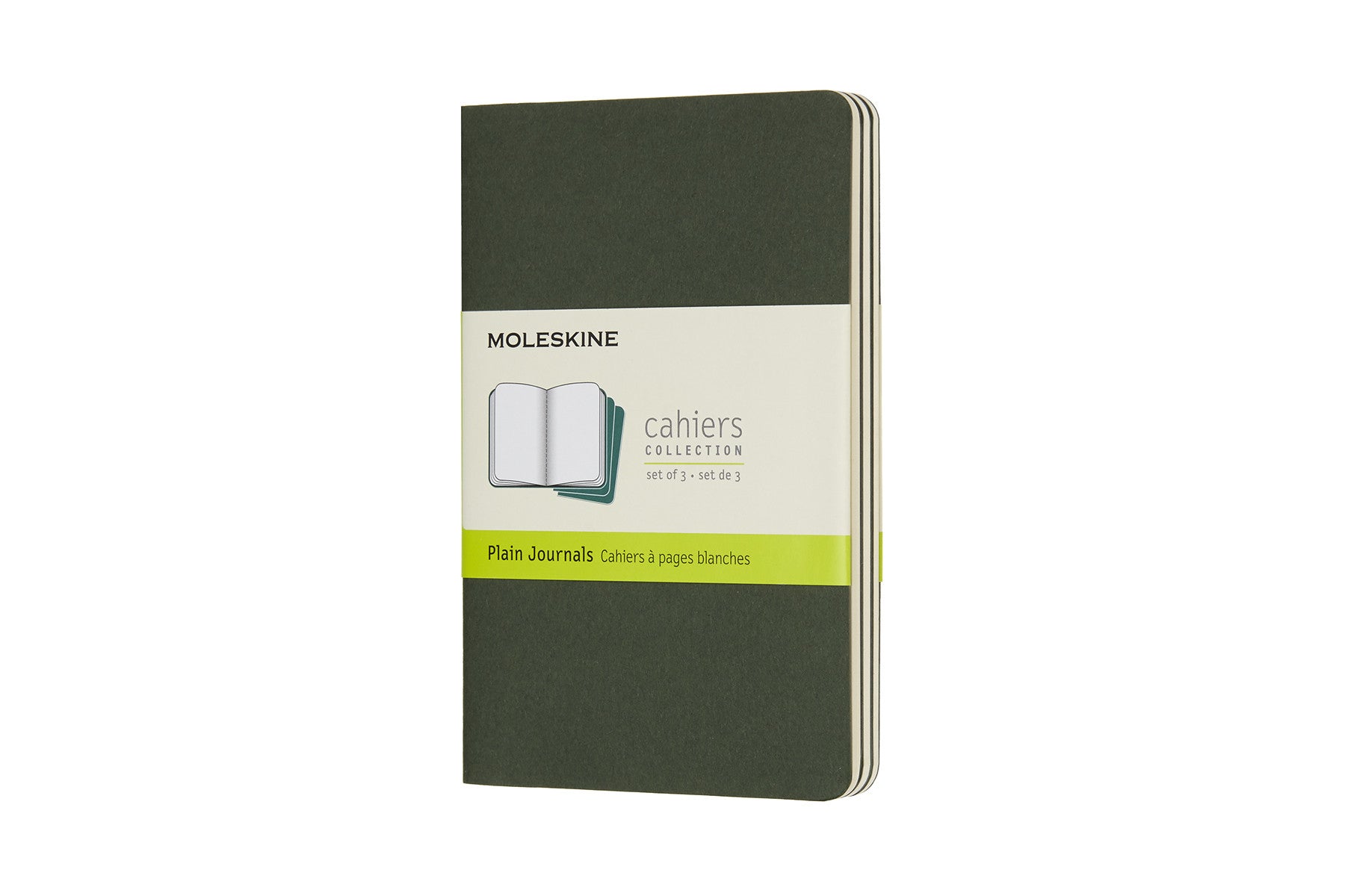 Moleskine notebook cahier pocket plain