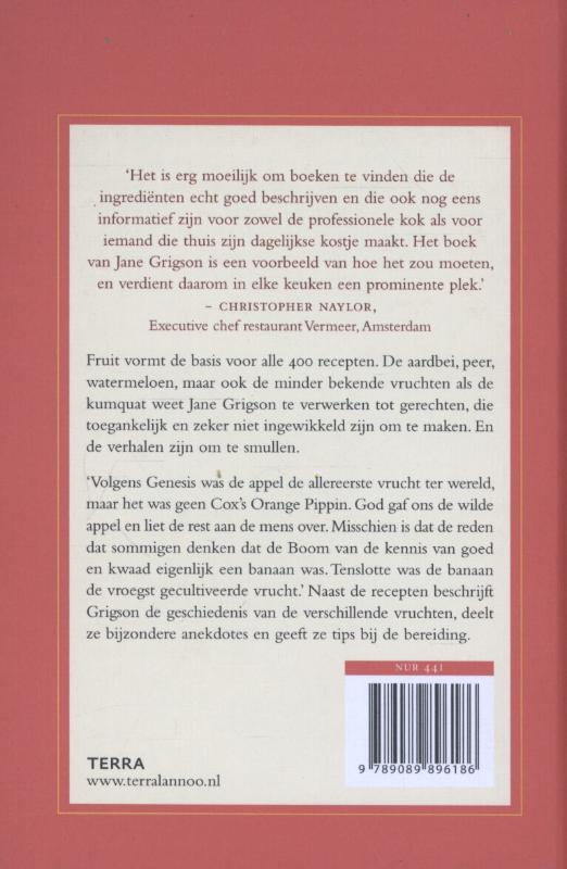 Fruit boek - Jane Grigson - speciale prijs