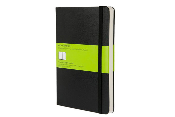 Moleskine notebook hardcover large plain